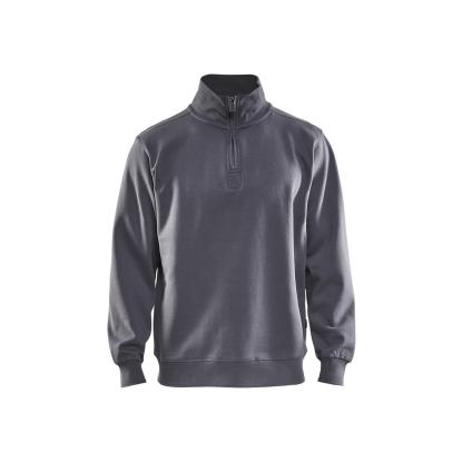 Blåkläder 3365 sweatshirt half-zip, grå