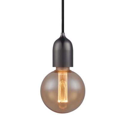 Halo Design Classic fatningssæt, E27, gunmetal sort