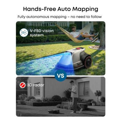 eufy E18 robotplæneklipper uden kanttråd - 1200 m²