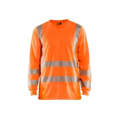 Blåkläder 3385 high vis UV t-shirt lang ærme, hi-vis orange