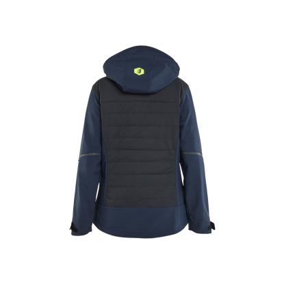 Blåkläder 4733 dame hybridjakke, mørk marineblå/hi-vis gul
