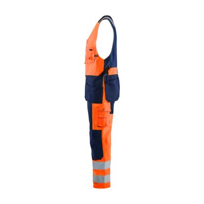 Blåkläder 2653 high vis helbuks, hi-vis orange/marineblå