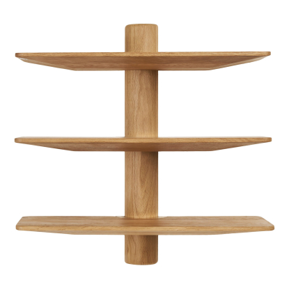 Calcata væghylde, eg, 55 cm
