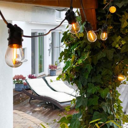 LightsOn Cosy partykæde med 10 lys, IP44 - 5 meter