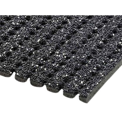 Clean Carpet LUX vinkelmåtte til trapper, 7 mm, antracit, 25+5 x 73 cm 