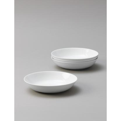 aida Atelier suppetallerken, Ø21 cm, porcelæn, hvid - 4 stk.