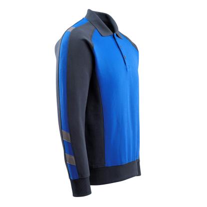 MASCOT UNIQUE Magdeburg polosweatshirt, kobolt/mørk marine