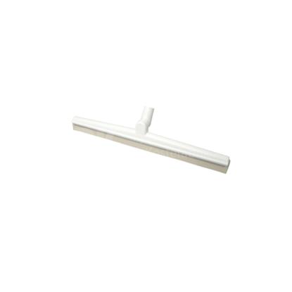Gulvskraber i plast monteret med drejeled, hvid - 60 cm