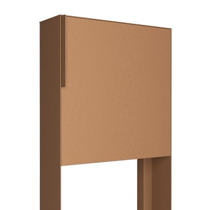 Bravios Porto postkasse med stander, rust