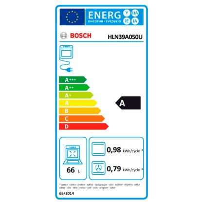 Bosch HLN39A050U induktionskomfur, 66 liter