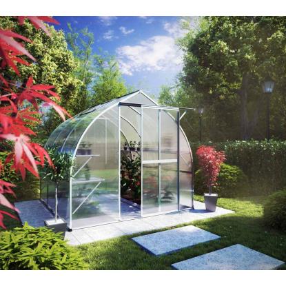 KGT Rhodo III drivhus, aluminium, 5,15 m²