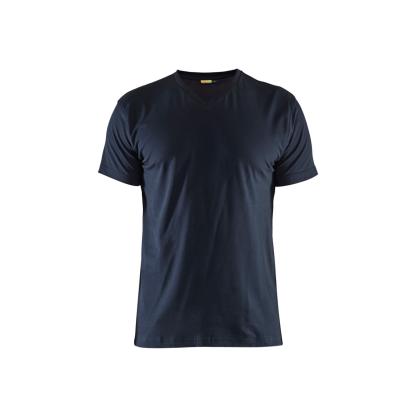 Blåkläder 3360 t-shirt v-udskæring, mørk marineblå