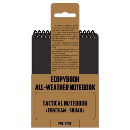 M-TAC Ecopybook All-Wheather notesbog, fireteam squad