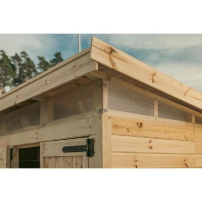 Upyard Strongbox redskabsrum L, ubehandlet - 2,95 m²