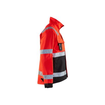 Blåkläder 4064 high vis arbejdsjakke, hi-vis rød/sort