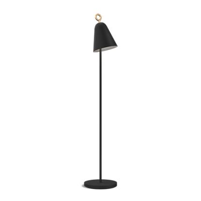 Herstal Bella gulvlampe, Ø20 cm, H135,1 cm, E14, mat sort