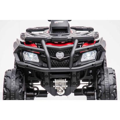 Azeno Dirty Raptor XL III el-ATV med gummihjul til børn, 4 x 24V, sort