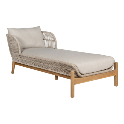Terracina solseng med hynder, akacie, beige