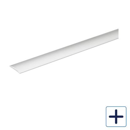 Habo SA13 selvklæbende tæppeliste, aluminium