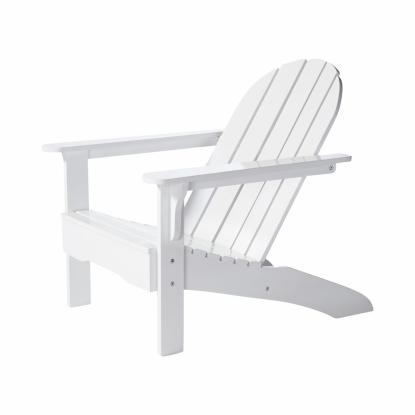 Cinas Adirondack lænestol, hvid