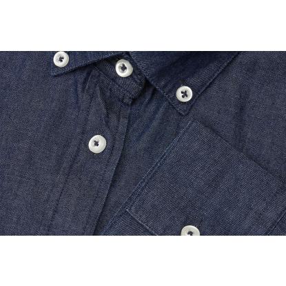 Seven Seas SS770 Soft Denim skjorte, modern, dame, indigo
