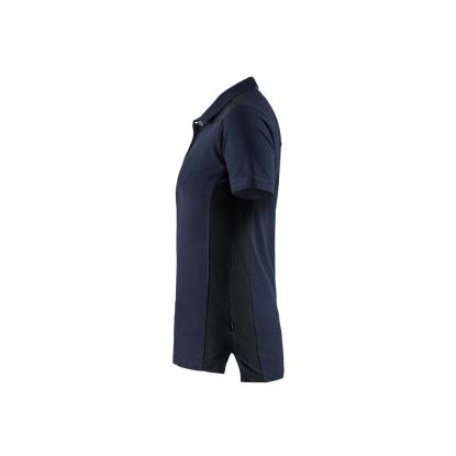 Blåkläder 3390 dame poloshirt, mørk marineblå/sort