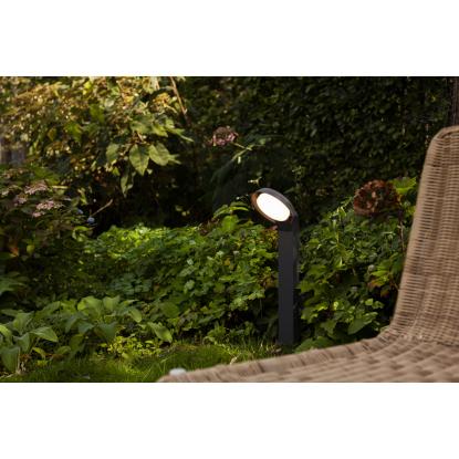 LUTEC POLO udendørs LED bedlampe, 1 lyskilde, H65, IP54, mørk grå