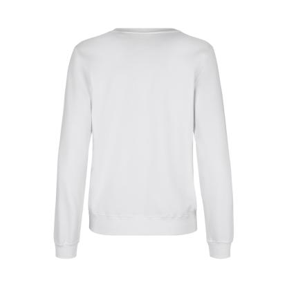 ID 0683 sweatshirt, økologisk, dame, hvid
