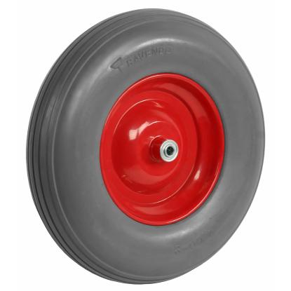 Ravendo TK 16 PUR hjul, 4,00 x 8, sort - 16"