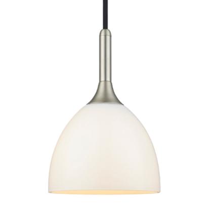 Halo Design Bellevue pendel, Ø24 cm, E27, opal/børstet stål