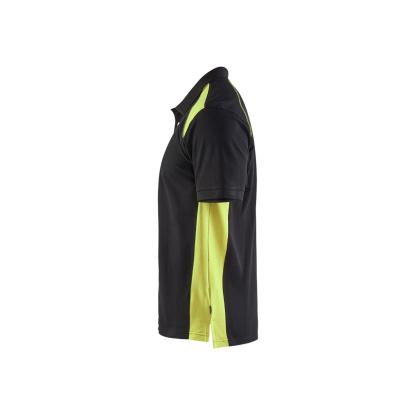 Blåkläder 3324 poloshirt, sort/hi-vis gul