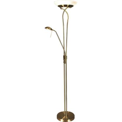 Aneta Cannes gulvlampe, H180 cm, antik messing