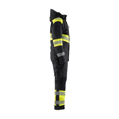 Blåkläder 6720 high vis vinter kedeldragt, sort/hi-vis gul