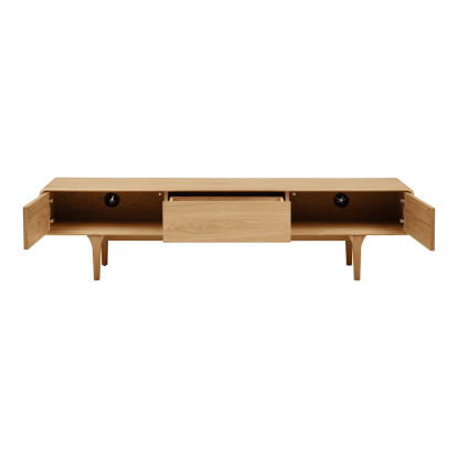 Darwin TV-bænk, eg/egefiner, 180 cm