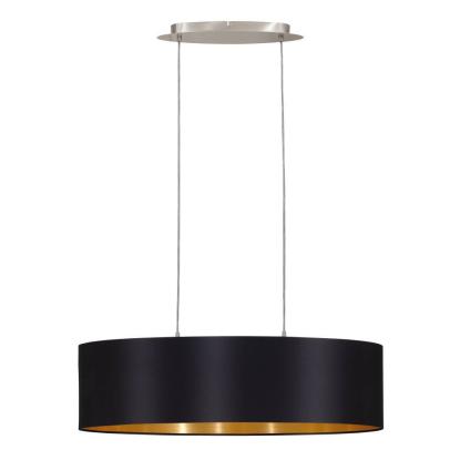 EGLO MASERLO langbordspendel, L78 cm, E27, sort/guld