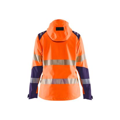 Blåkläder 4791 dame high vis softshelljakke, hi-vis orange/marineblå