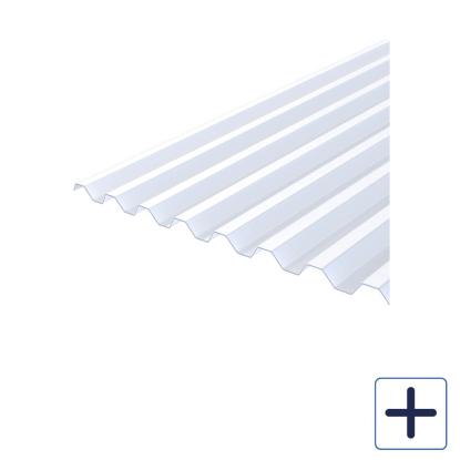 Plastmo JärboPro trapezplade, klar, bredde 104 cm