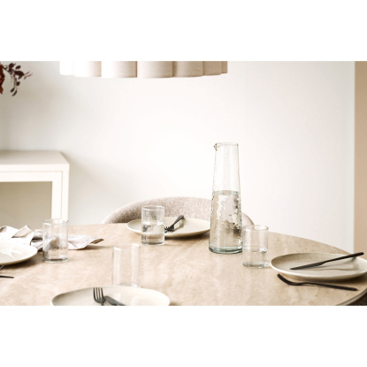 Nalanda hamret drikkeglas, klar, 385 ml - 4 stk.