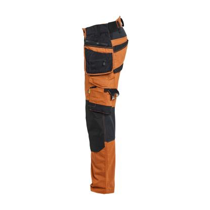 Blåkläder 1970 striker håndværkerbuks med stretch, rust/sort 