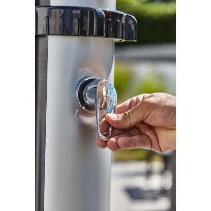 Summer Fun Silver Deluxe solbruser med vandtank - 40 liter