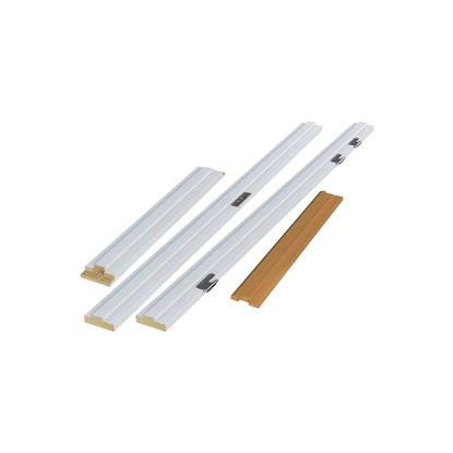 Swedoor karm til BD30 branddøre med bundstykke i bøg, 128 mm, hvid - 78,6 x 208,9 cm (8x21)