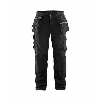 Blåkläder 1805 håndværker buks softshell, sort