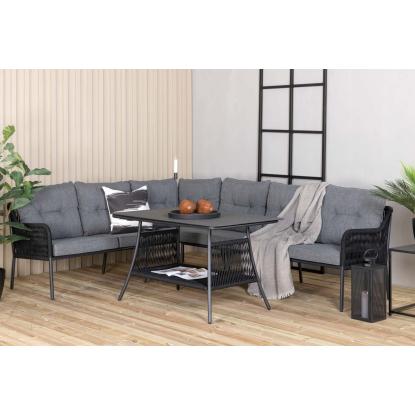 Venture Design Berlin hjørnesofasæt, sort