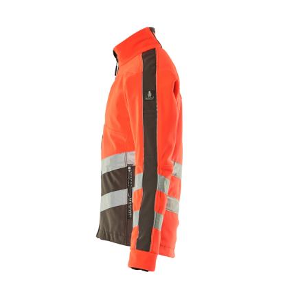 MASCOT SAFE SUPREME Sheffield fleecejakke, hi-vis rød/mørk antracit