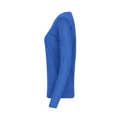 ID 0509 Interlock T-shirt med lange ærmer, dame, azur