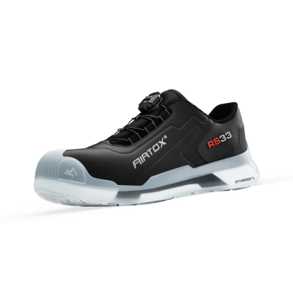 Airtox RS33 S3 sikkerhedssko med wireluk, ESD, sort/hvid