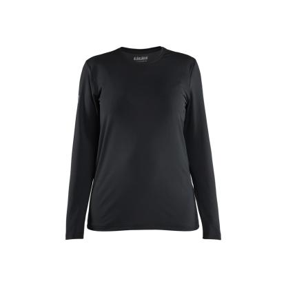 Blåkläder 3427 dame UV t-shirt lang ærme, sort