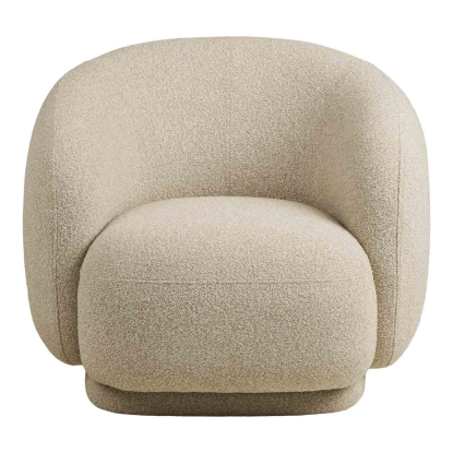 Hawkes loungestol med drejefunktion, sand