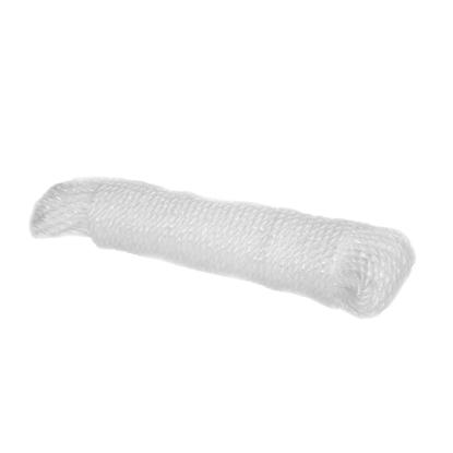 Tøjsnor Poly 3-slået, hvid - Ø4 mm x 20 meter