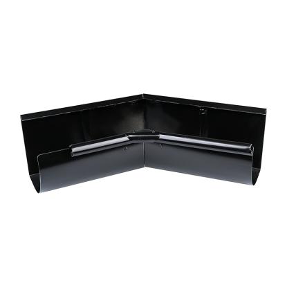 Plastmo Sort Stål Arkitekt indvendig gering, 1/4 rund, 45°
